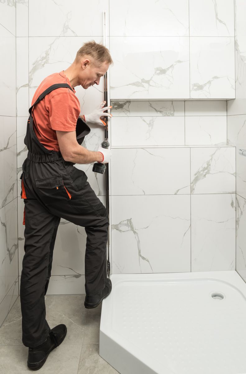 Our team working on Shower Installation projects in Mobile, AL